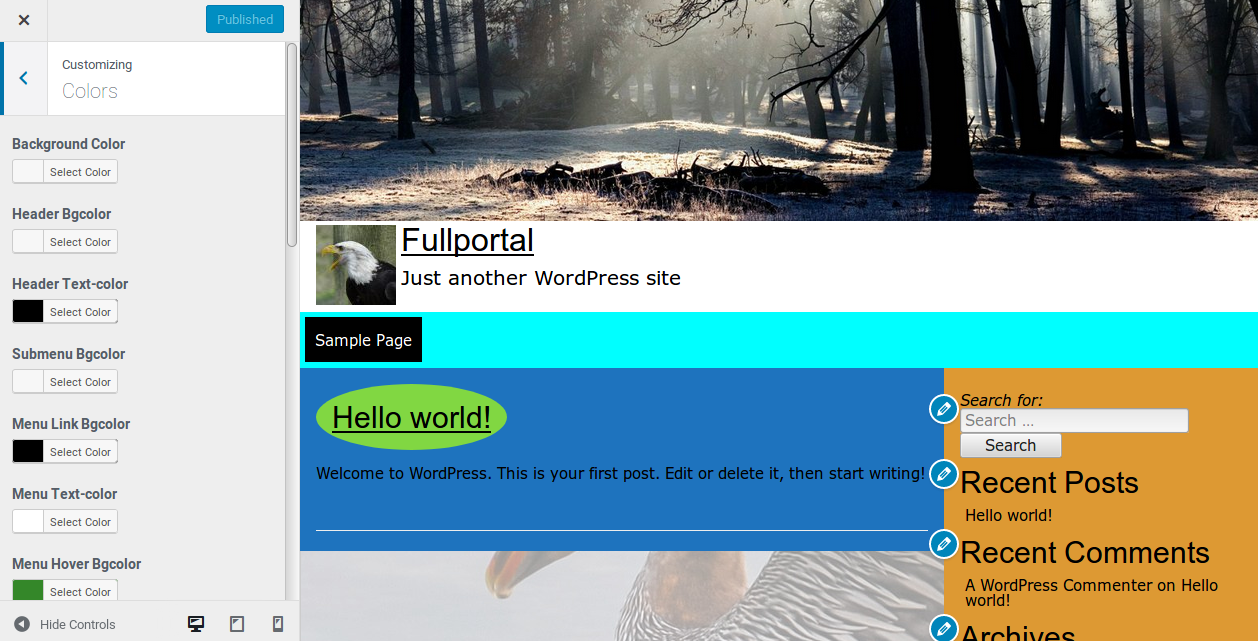 Fullportal theme colors